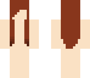 brown hair with skin base