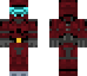 red and blue space suit