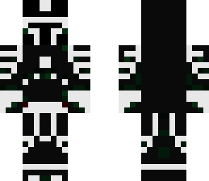 black and white boba fett