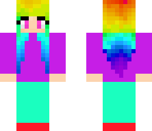 rainbow girl