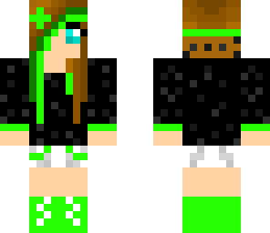 hooded girl st patricks day
