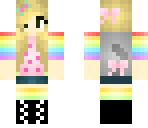 sweet rainbow girl