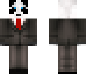 suited panda