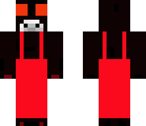 evil cow with suspenders