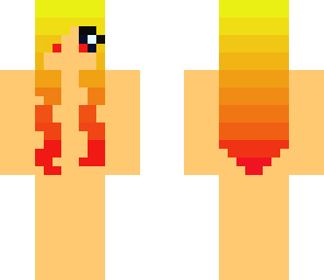 fire hair girl