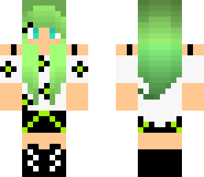 green hair