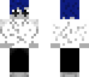 l with blue hair