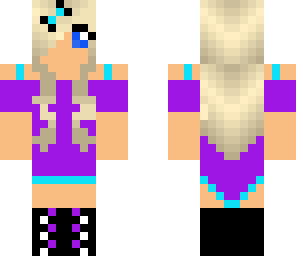 purple dress
