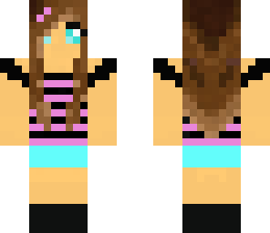 cute girl with bow