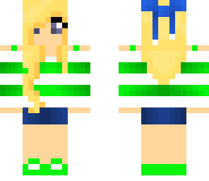 blonde summer girl