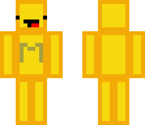 random derpy dude with an m