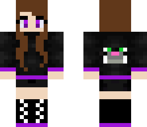 brown hair cat girl
