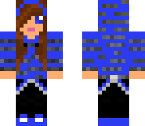 blue tiger girl