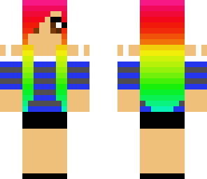 rainbow girl