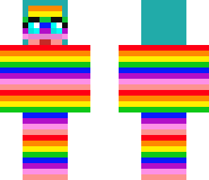 rainbow girl