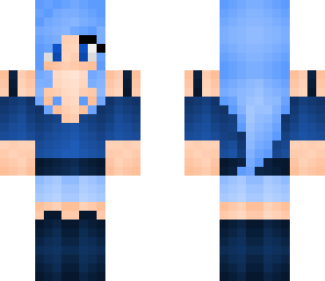 blue girl