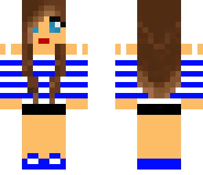 cute blue shirt girl