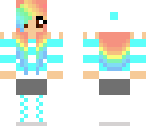 rainbow girl