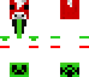 mooshroom in a white suit
