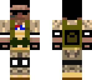helmetless soldier