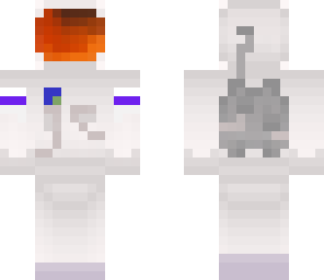 secret purple and white astronaut
