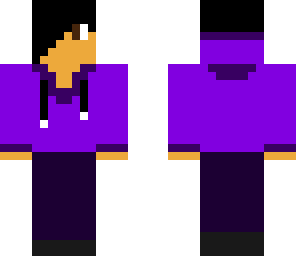 purple hoodie