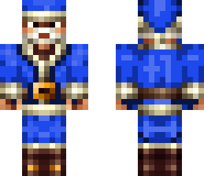blue santa