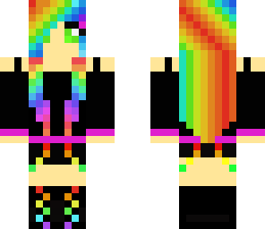 rainbow hot girl