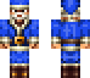 blue santa