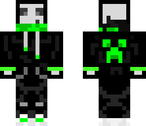 black and white slime