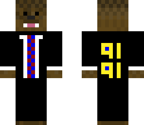 9191skippy blue red tie