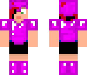 girl in pink armor