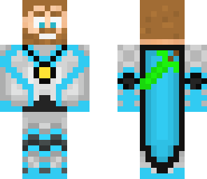 knight blue man