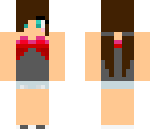 red summer outfit