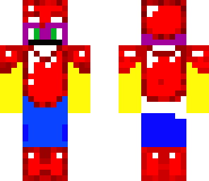 red armored man