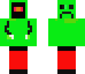 guy in creeper hoodie