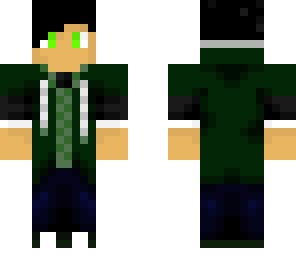 idk just a guy with a green hoodie