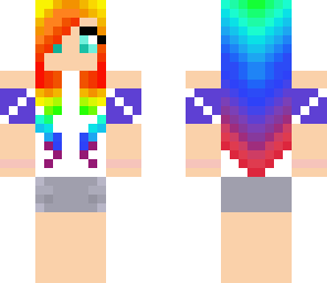 rainbow hair