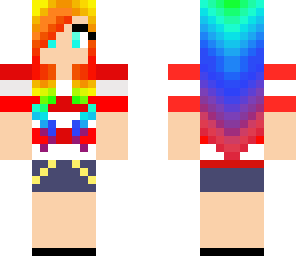 rainbow girl