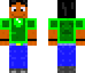 cool green guy - without hoodie