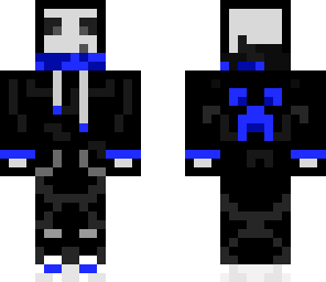 black 'n' white slime blue