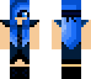 blue ninja girl