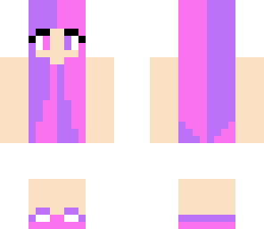 pink and purple girl