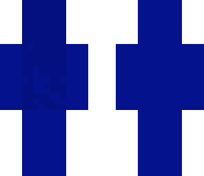 blue man