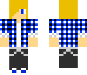 blue teenager