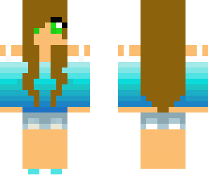 cute blue girl