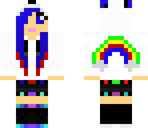 panda girl and rainbow small update