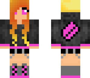 purple cute butter girl