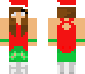 my  christmas epic herobrine girl skin