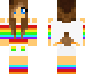 rainbow girl